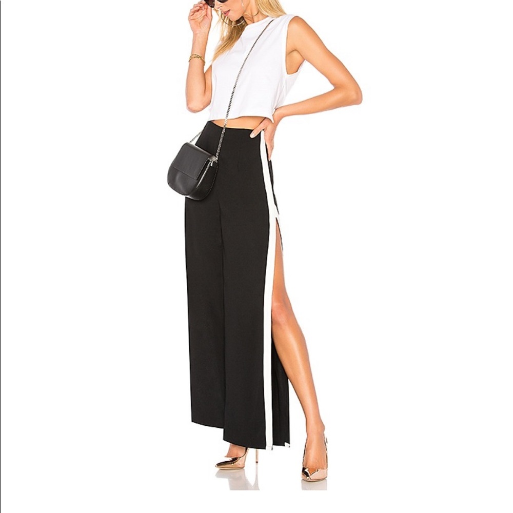 By the Way Deborah High-slit track pant (revolve)